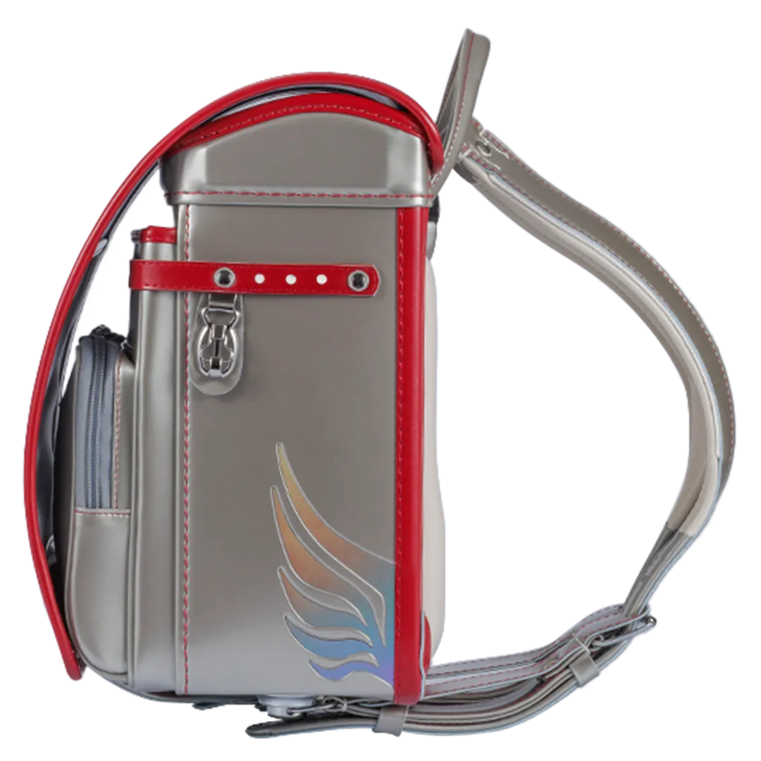 GALAXY-FLASH（ギャラクシーフラッシュ） シルバー×アカ｜側面