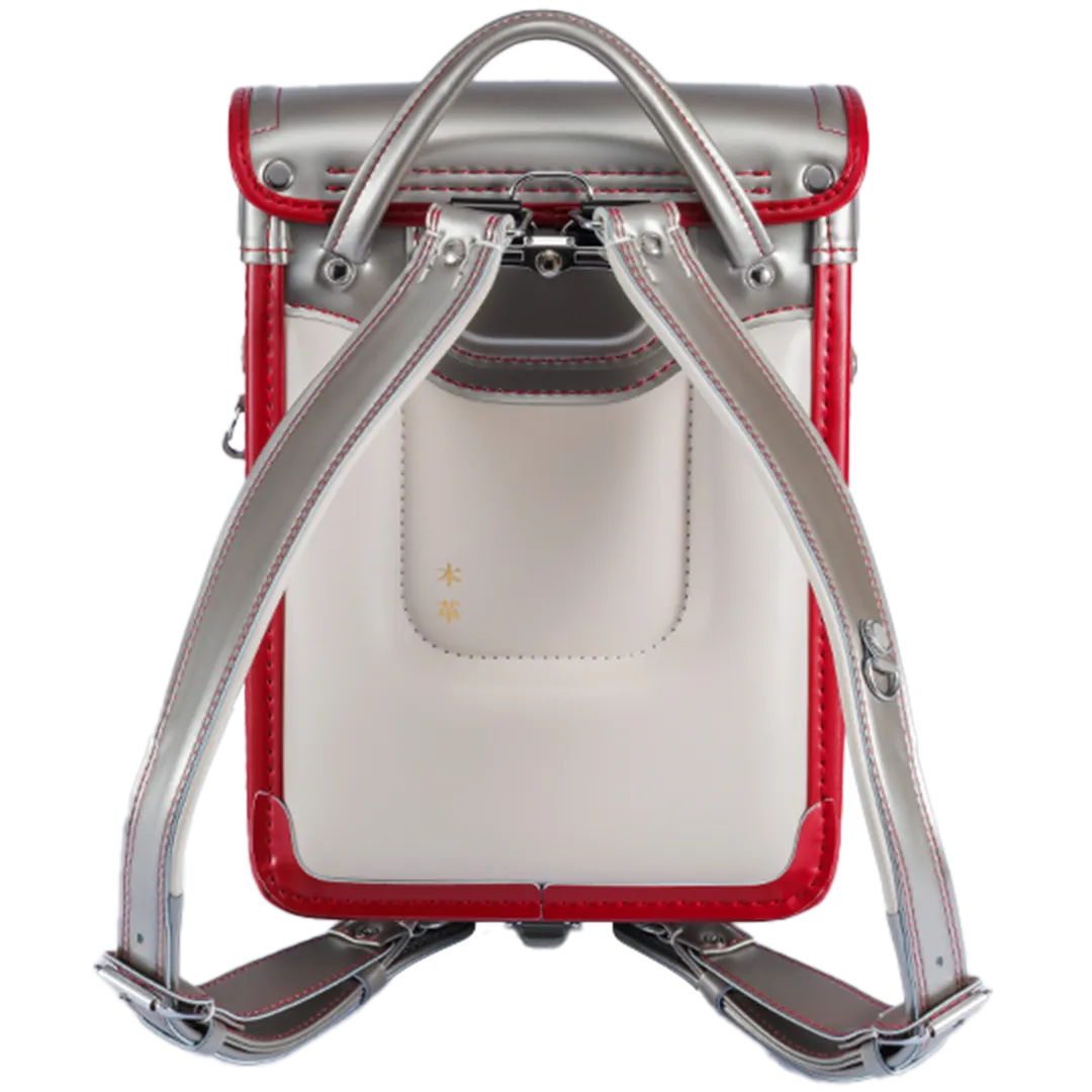 GALAXY-FLASH（ギャラクシーフラッシュ） シルバー×アカ｜裏面