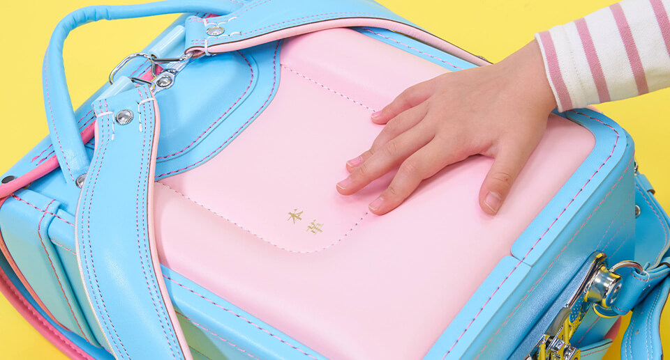 フジタのランドセルの背当て(本革)